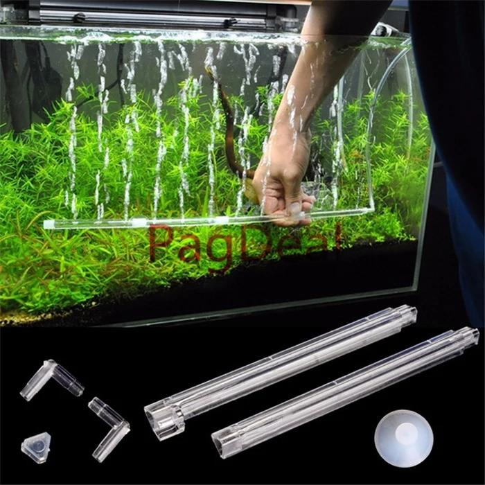 Aquário tanque de peixes cortina de ventilação ar bolha barra liberação difusor conjunto novo plástico aquários bolha ar decoração ornamento acessórios - Image 1