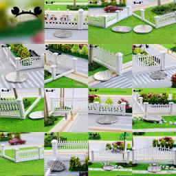 Cerca do Jardim Miniatura, Barreira Ferroviária Modelo de Calibre, Cenário de Construção Diorama, Paisagem do Terreno Wargaming, 1PC, 100cm, 1PC, 1PC - Image 4
