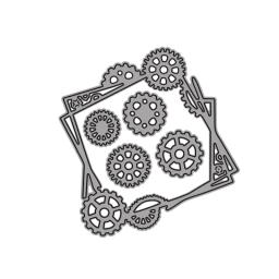 Molduras de metal para cartões de roda dentada, corte para scrapbook diy, cartões de papel, artesanato decorativo em relevo, novo, 2021 - Image 3