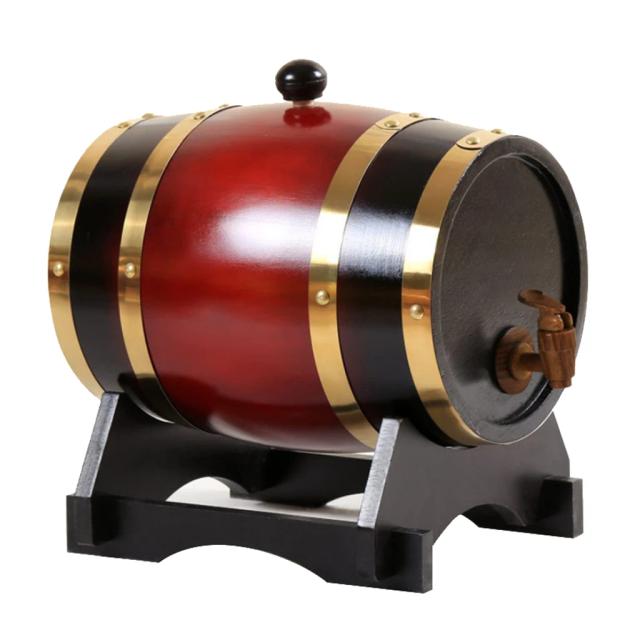 Barril de Carvalho de 3L e 1.5L para Armazenamento de Vinho em Hotéis e Licor