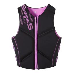 Nova segurança neoprene colete salva-vidas adulto portátil flutuabilidade profissional natação barco surf rafting esportes aquáticos - Image 5