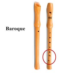 Gravador de madeira Soprano 8 buracos Germânico/Barroco Vertical Clarinete Flauta Flauta Vertical Chinês Vento Madeira Instrumento Musical - Image 4