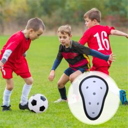 Futebol sanda proteção da virilha meninos esportes respirável oco para fora protetor de virilha guarda taekwondo kick boxe proteger - Image 1