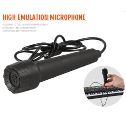 Teclado de piano eletrônico para crianças, órgão com microfone, adesivos, brinquedos educativos, instrumento musical, presente para iniciantes, 61 teclas - Image 6