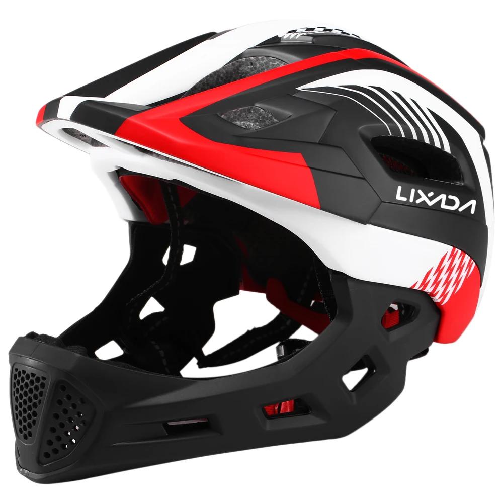 Lixada 14 aberturas rosto cheio capacete crianças destacável capacetes ciclismo esportes ao ar livre capacete de segurança para crianças skateboarding rolo - Image 1