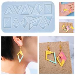 Molde de resina epóxi, brinco triangular, forma de silicone, brincos geométricos, ferramentas de joias, acessórios de joias - Image 1