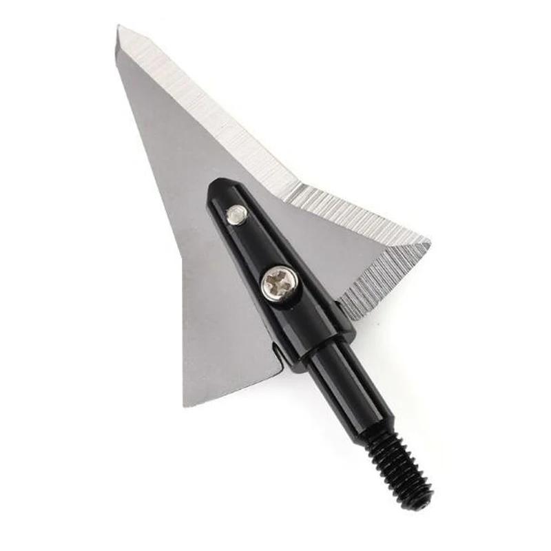 Broadhead Caça Seta Head Point Dicas, Tiro com Arco, 125 Grain Blade, Caça, Tiro, 3 pcs, 6 pcs, 12pcs - Image 1