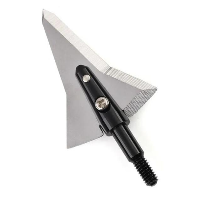 Broadhead Caça Seta Head Point Dicas, Tiro com Arco, 125 Grain Blade, Caça, Tiro, 3 pcs, 6 pcs, 12pcs