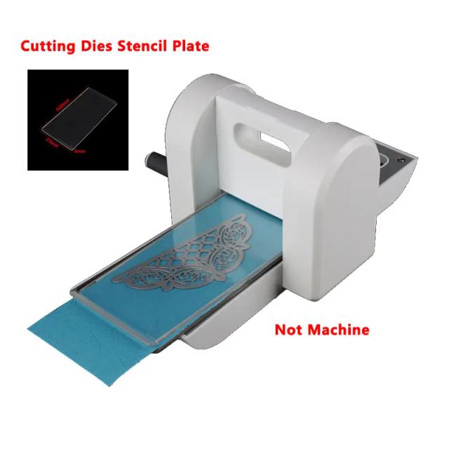 Corte e Grave com Facilidade: Placa Stencil para Scrapbooking DIY 77x160x4mm