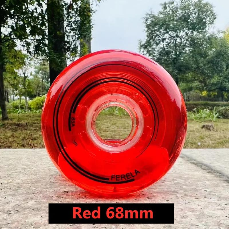 Rodas de patins para tênis SEBA, pneu de patinação no gelo, meio transparente, frutas, carne completa, 64mm, 68mm, 70mm, 72mm, 76mm, 80mm, Slalom em linha - Image 1