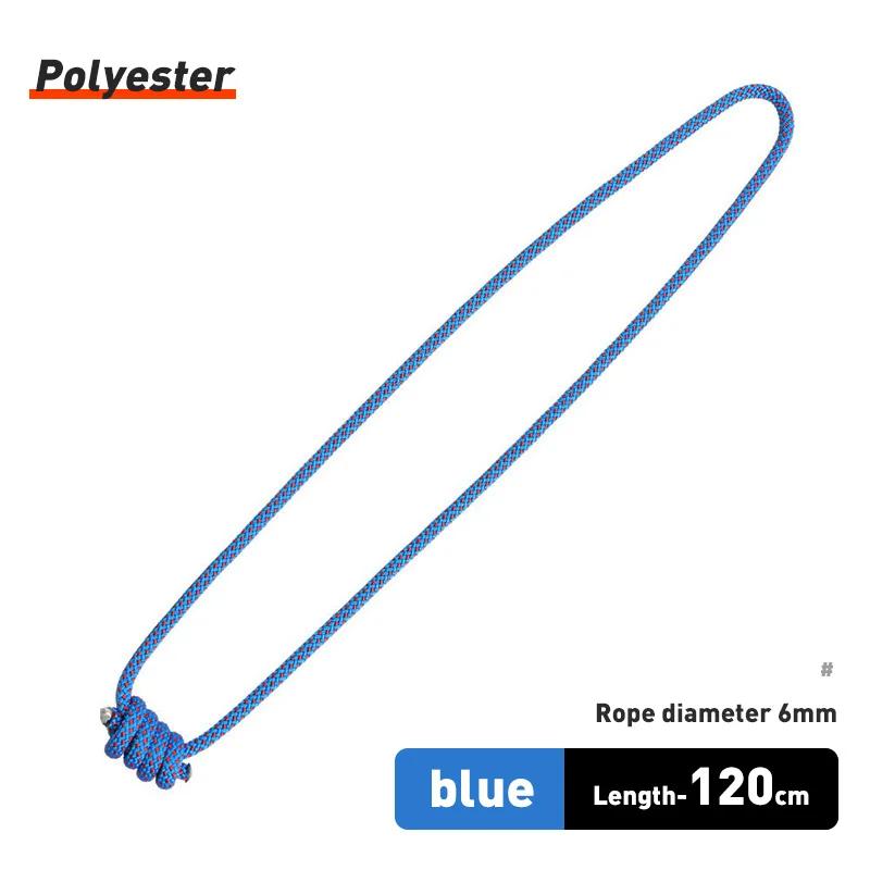 Xinda-Durable Resistente Ao Calor Poliéster Nylon Kevlar Rock Climbing Corda Corda, LengthAccessory Corda, Outdoor 6mm Diâmetro, 120cm - Image 1