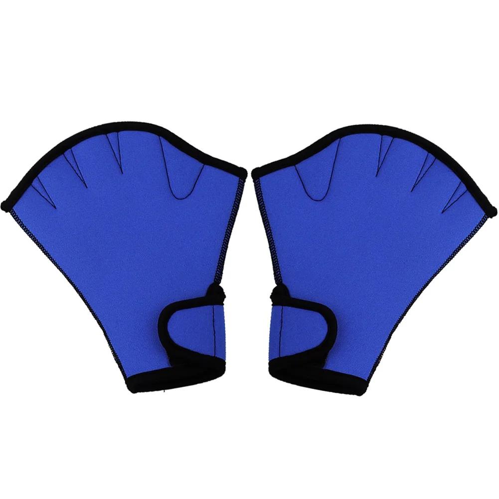 Newly-luvas de natação com 1 par, fitness aquático, resistência à água, treinamento de pá, sem dedos, fitness - Image 1