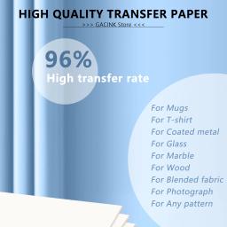 Transferência De Calor De Papel De Sublimação Para Canecas, T-shirts, Caixa Do Telefone, Copo De Vidro De Metal, Material De Madeira De Mármore, A4, 100Pcs - Image 3