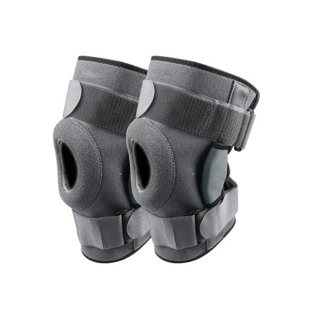 Joelheira Ortopédica de Neoprene com Suporte Ajustável e Protetor de Patela em Silicone para Alívio da Dor Articular