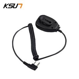 Microfone de mão rádio em dois sentidos walkie talkie alto-falante mic k-tipo para BF-888S UV-82 UV-5R UV-5RPro h9 h7 rádio presunto ksun mic01 - Image 2