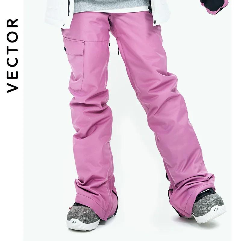 Vector marca inverno calças de esqui das mulheres ao ar livre de alta qualidade à prova vento à prova dwindproof água quente calças neve inverno esqui snowboard - Image 1