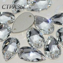 Strass de qualidade 6a costura pedras de lágrima gota em strass para decoração de vestido, bolsas, vestuário, fabricação de sapatos - Image 5