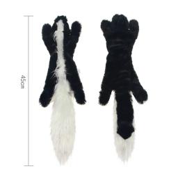 Venda quente bonito brinquedos de pelúcia guinchar animal de estimação lobo coelho animal de estimação brinquedo de pelúcia cão mastigar assobiando estridente envolvido esquilo cão brinquedos - Image 1