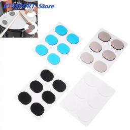 Silicone Tambor Amortecedor Gel Pads, Bateria Silenciador, Tone Control, Percussão Instrument Acessórios, Folha Peças, 6pcs - Image 1