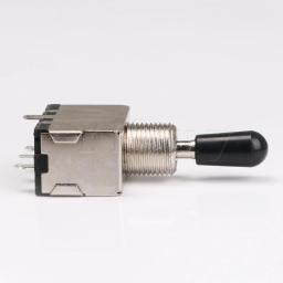 Yibuy terminal de parafuso de guitarra de 3 posições momentâneo, alça preta - Image 4