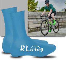 Unissex impermeável à prova de vento capa de sapato de bicicleta baixo vento aerodinâmica ciclismo bloqueio sapato cobre bicicleta de estrada overshoes para chuvoso ou tt - Image 6