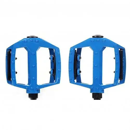 Pedal Antiderrapante de Alumínio Leve com Tiras Reflexivas para Bicicletas e Peças de Ciclismo
