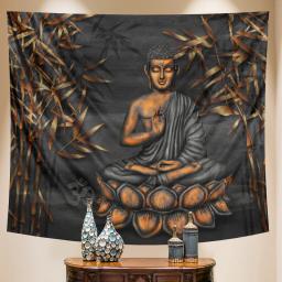 Tapete decorativo de mandala para casa, manta de mesa decorativa boêmia com estampa de buda para meditação de buda indiana - Image 5