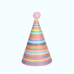 Touca de papel colorida diy com pompom e estrela, festa para bebês, crianças, aniversário, natal, presente, arco - Image 4