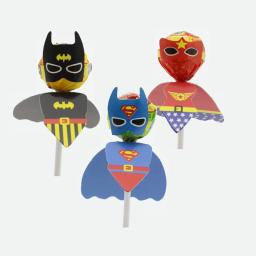 Lembrancinhas de festa de super herói decoração, pirulito, cartão de papel, super herói, decoração de festa, aniversário infantil, materiais de doces - Image 1