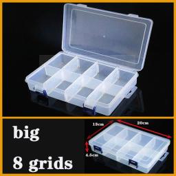 Caixa De Plástico Transparente Parafuso Compartimento Caixa De Jóias Brinco Display Case Recipiente Limpar Terminal Organizador Ferramenta Caixas De armazenamento - Image 2