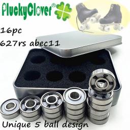 Patins profissionais quad, bolas cerâmicas inovadoras, skate artístico, figura skate, si3n4, 5, 627 rolamento, 7mm - Image 1