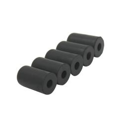 Material de borracha da substituição da parte do instrumento das cordas do violoncelo da esteira do antiderrapante da borracha do protetor da ponta de borracha quente 5 pces do tampão do endpin do violoncelo - Image 1