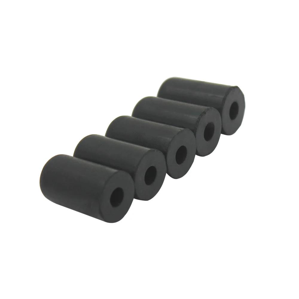 Material de borracha da substituição da parte do instrumento das cordas do violoncelo da esteira do antiderrapante da borracha do protetor da ponta de borracha quente 5 pces do tampão do endpin do violoncelo - Image 1