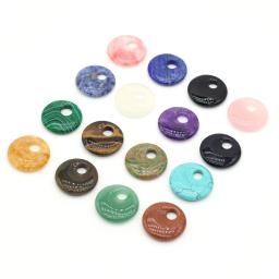 Contas de pedra natural semi-preciosas pedras redondas grandes contas de furo para fazer jóias diy colar pulseira brincos accessories25mm - Image 4