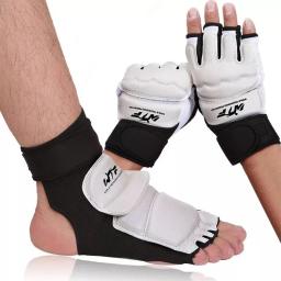 Taekwondo Glvoes Karate Vest Protetor Corporal Sparring Gear Adulto Crianças Braço Shin Peito Guarda Capacete MMA Conjunto de Treinamento Equipamento - Image 6