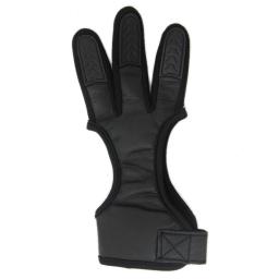 Luvas De Tiro De Arco De Couro Profissional, Luvas De 3 Dedos, Elástico Alto, Guarda De Mão, Protetora, Tiro Com Arco, Caça, 1Pc - Image 6