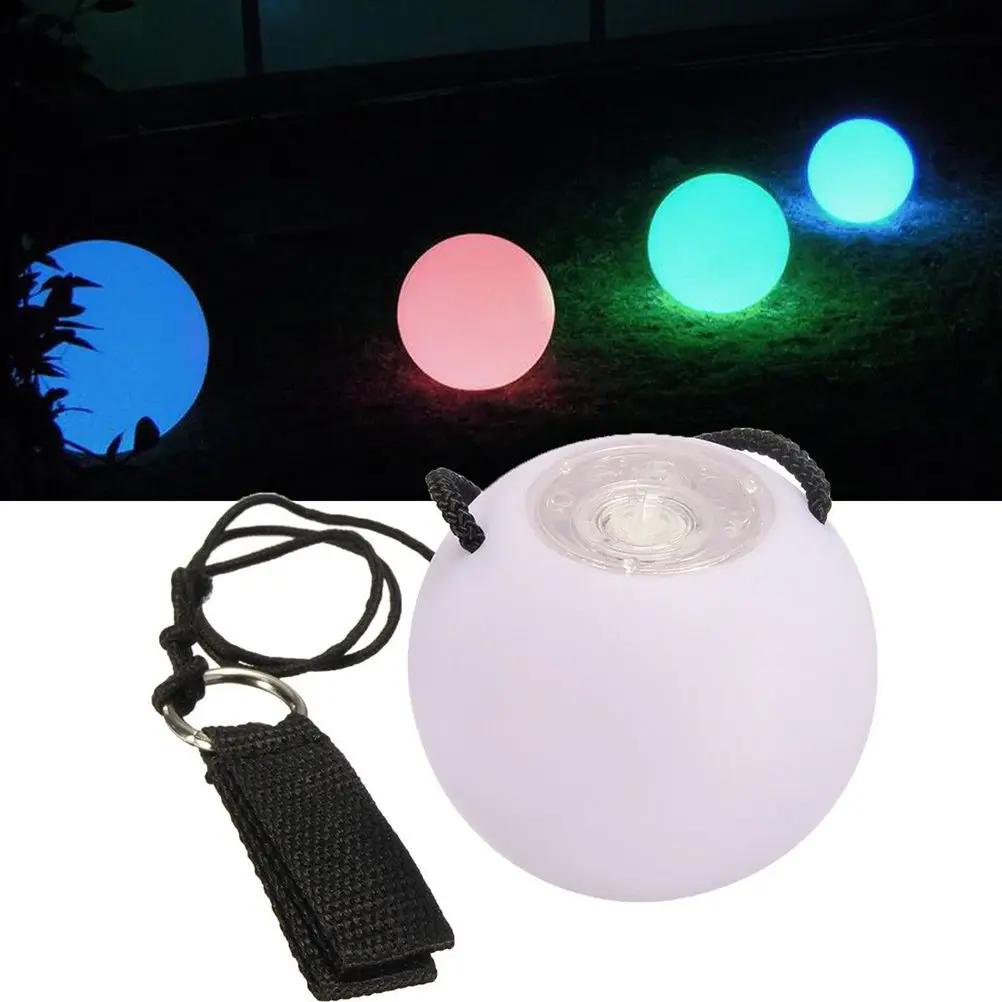 1pc magia led poi jogado bolas para profissional nível de dança do ventre adereços mão eua rsp - Image 3