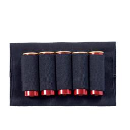Airsoft rifle caça bolsa tática, 5, 9, cartuchos de bunda, titular shell estoque, tecido elástico bolsa transportadora - Image 3