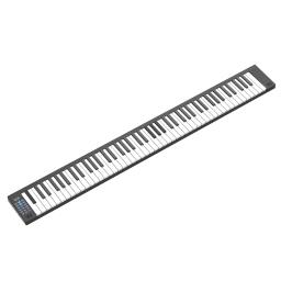 Piano digital portátil com display LCD, teclado de 88 teclas, alto-falantes embutidos, bateria recarregável, conexão BT - Image 2