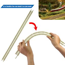 Faixas Railway flexíveis com parafusos dos joiners do trilho, HO a escala, 1:87, 46cm, HP27HO, 1PC - Image 6