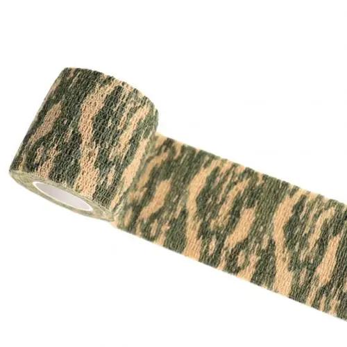 Fita Camuflada Extensível Militar para Caça ao Ar Livre e Envoltório de Riflês