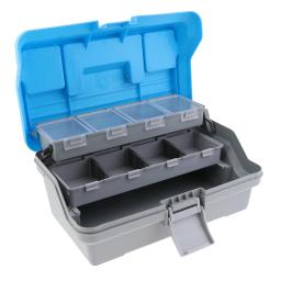 Estojo multiuso de 3 camadas para equipamento, bandeja de pesca, caixa de ferramentas, recipiente, bolsa de transporte - Image 2