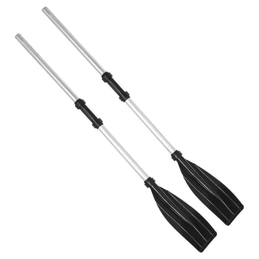 1 conjunto de pás de caiaque destacável alta dureza dupla cabeça pá liga de alumínio longa duração barco inflável jangada remos para o rio - Image 1
