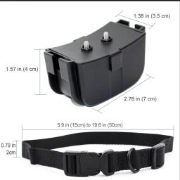Coleira de treinamento para cachorro de estimação, equipamento de treinamento para cães com tela lcd, à prova d'água, parar de latir, 998d-1, 300m - Image 5