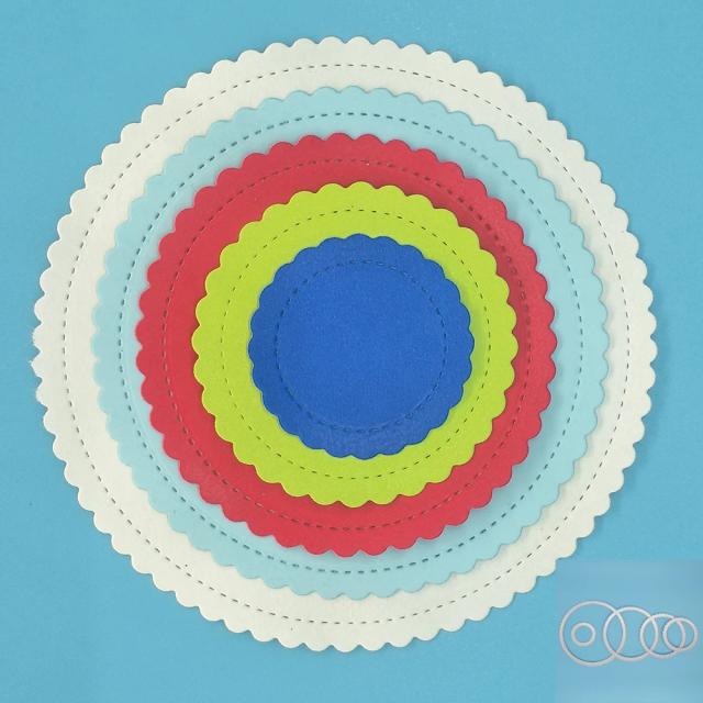 Moldura Redonda de Aço para Scrapbook: Impressão em Papel Seco, Decoração e Corte Preciso