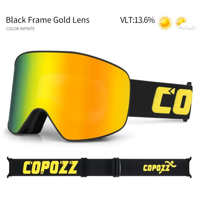 Copozz Óculos de Esqui Snowboard Anti-Nevoeiro UV400