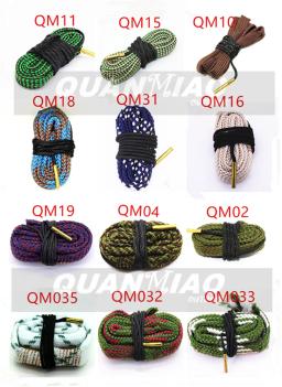 Arma de caça furo cleaner. 22 cal.223 cal.38 cal & 5.56mm,7.62mm, 12ga rifle kit de limpeza ferramenta pistola barril escova corda cal - Image 1