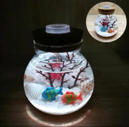 Luz noturna de led criativa rgb para crianças, 13 cores, decoração de cabeceira, aquário, lâmpada infantil, presente de feriado para namorada - Image 4