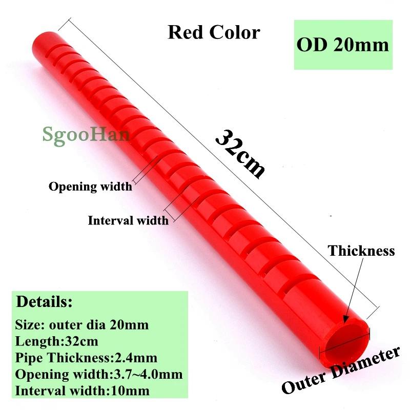 Tubo de aeração para aquário de peixes, tubo de drenagem de pvc vermelho 20 ~ 50mm, acessórios de filtro de chuva com gotejamento para jardim, tubo inferior de água - Image 1
