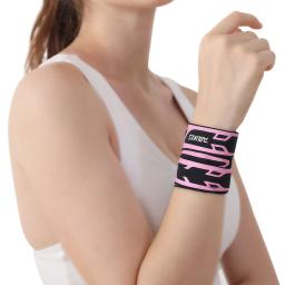 Aolikes-faixa de compressão para pulso, esportiva, suporte para pulso, faixa para fitness, levantamento de peso, basquete, tênis, alívio da dor no pulso - Image 4